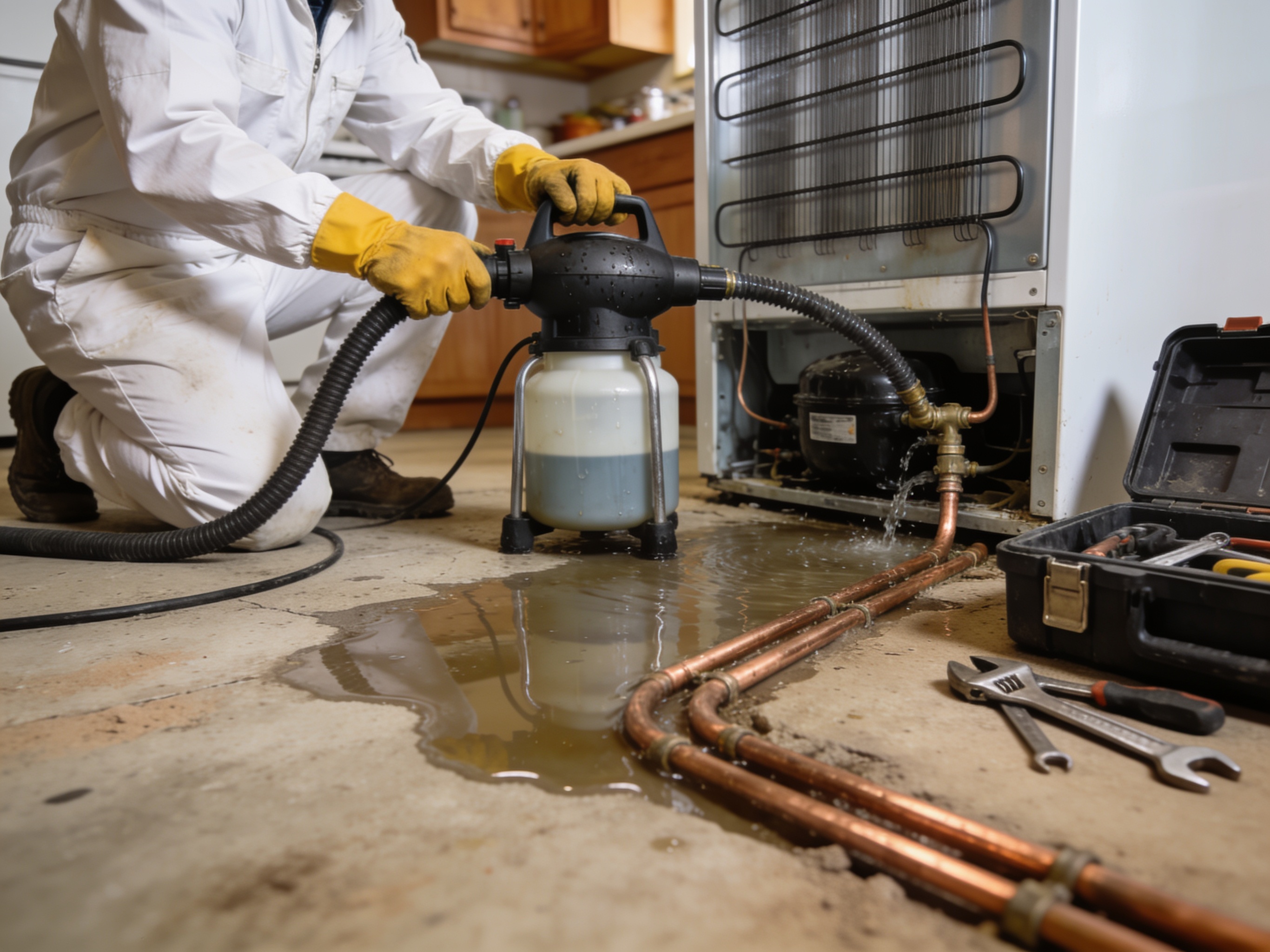 Appliance Supply Line Leak Cleanup in Lubbock, TX